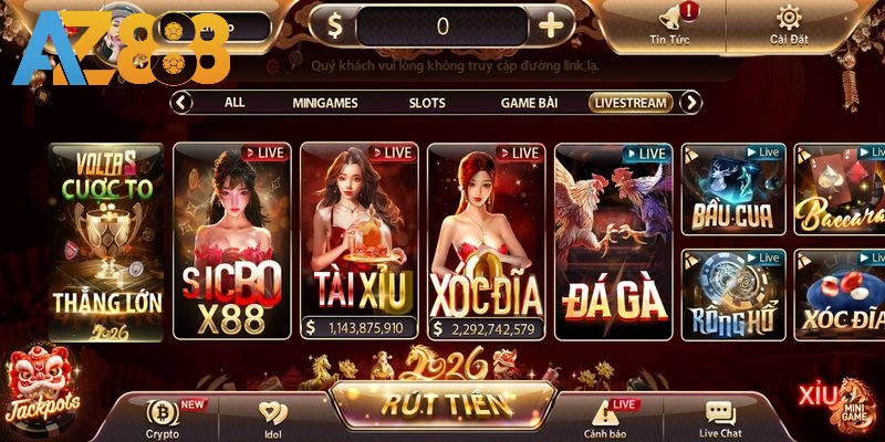 Livestream là sảnh cá cược trực tuyến mới ra mắt thời gian gần đây